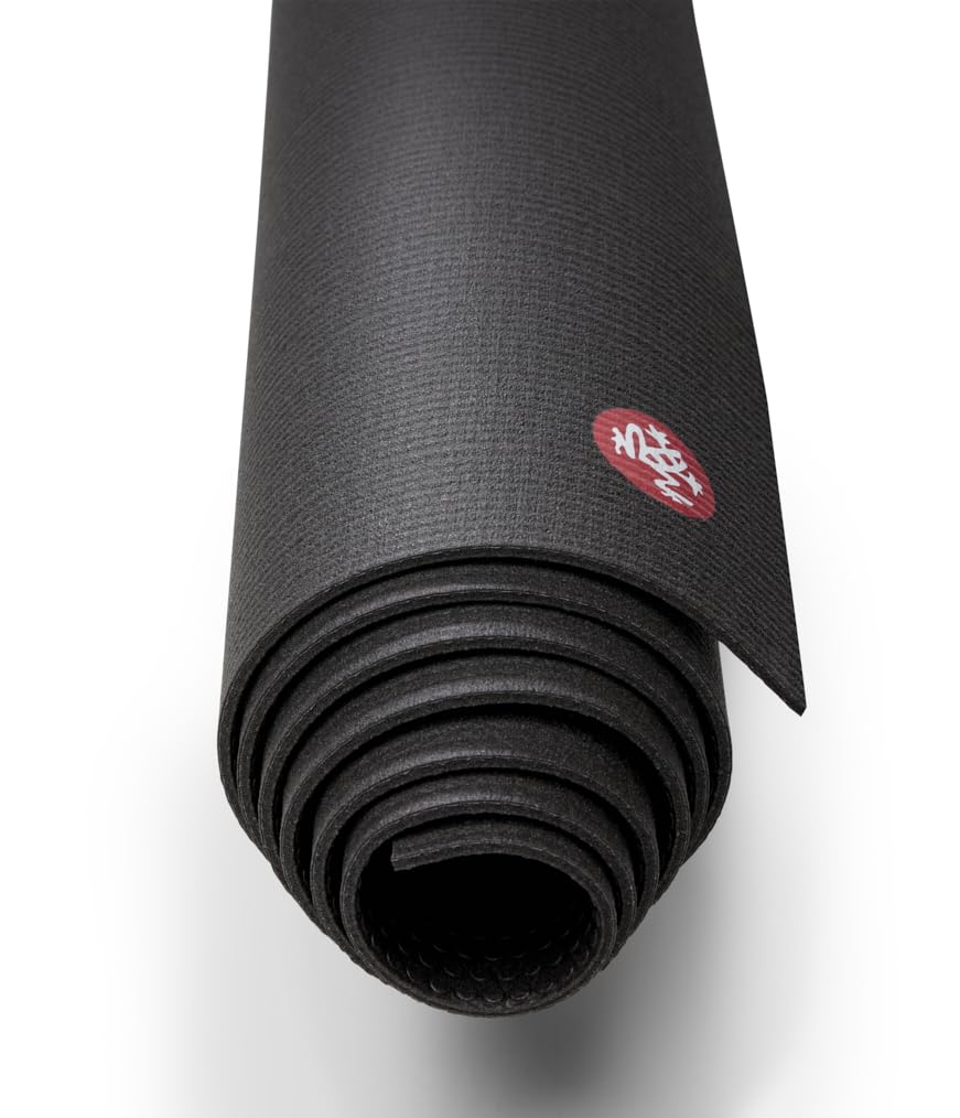 Manduka PROlite Yoga Mat - Teacher Recommended, Grippy Textured 4.7mm ultra-dense, Hot Yoga Workout, Studio at Home Pilates