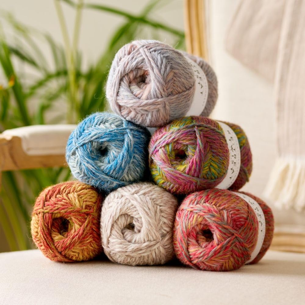 West Yorkshire Spinners Re:Treat Twist Chunky Garn – 100% Bluefaced Kerry Hill Wolle, 140 M / 100 G