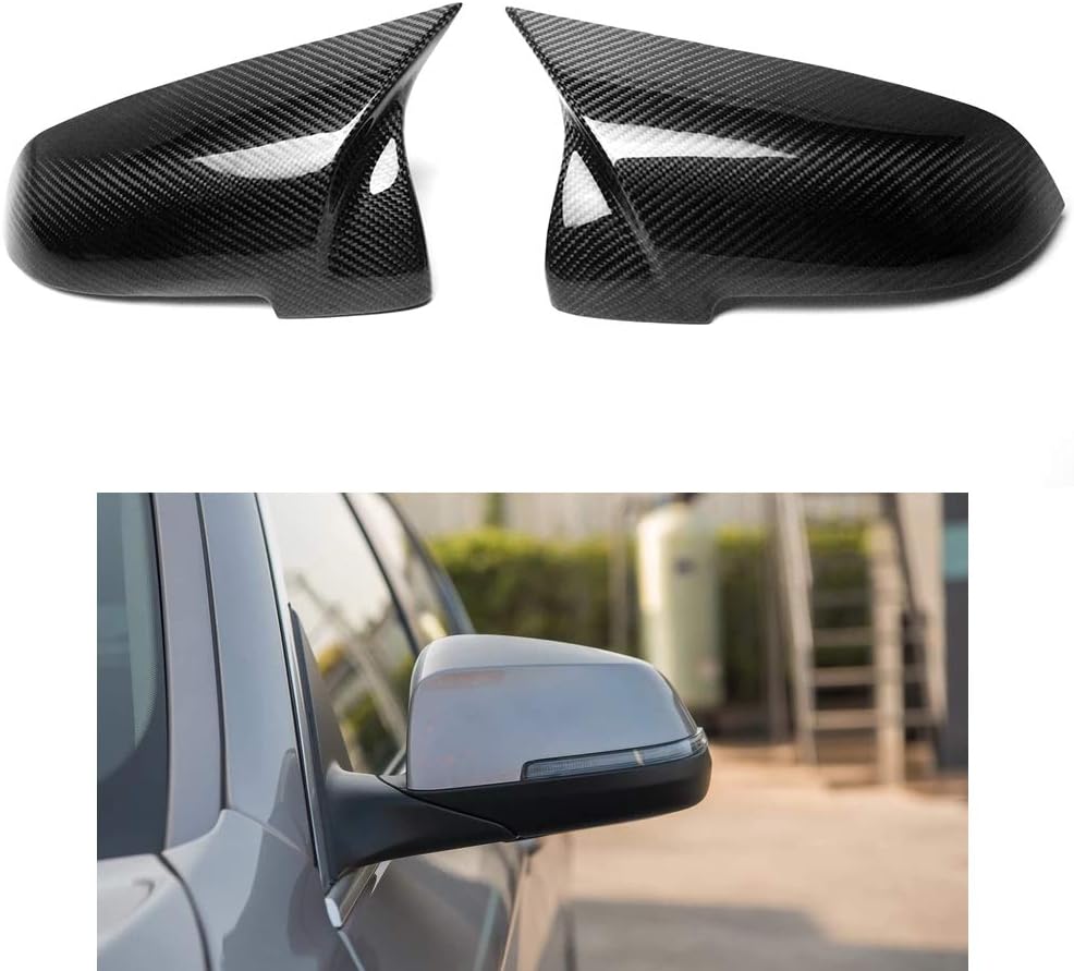 F10 Mirror Cover, Carbon Fiber Mirror Cover for BMW Facelift F10 F07 F01 F02 F03 F04 F12 F13 F06 F11