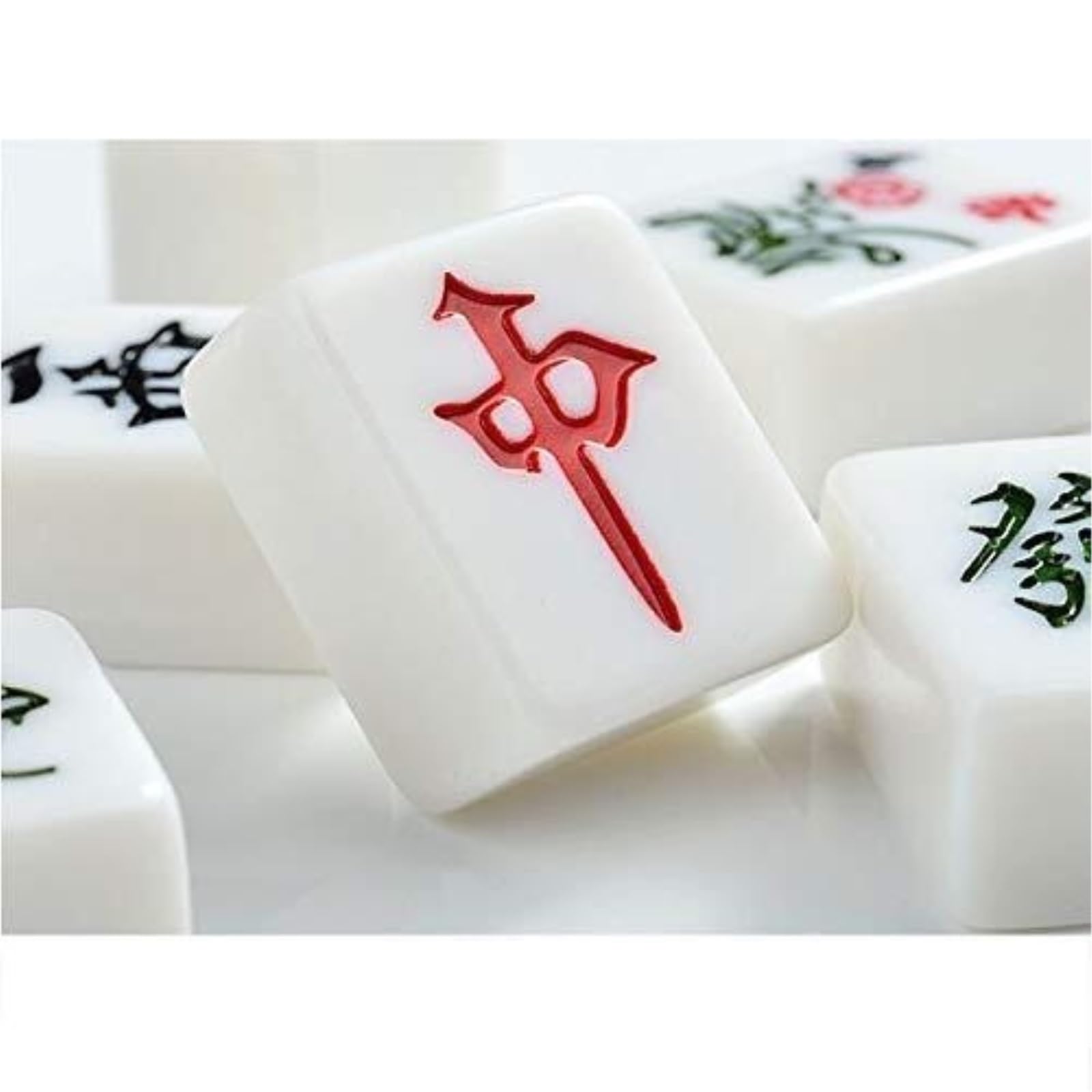 Chinesisches Mahjong 144 Spielsteine, Mahjong-Set, Partyspiel, Traditionelles Spiel Mit Box, for 4 Spieler Ab 8 Jahren Für Familie Reise Spiel