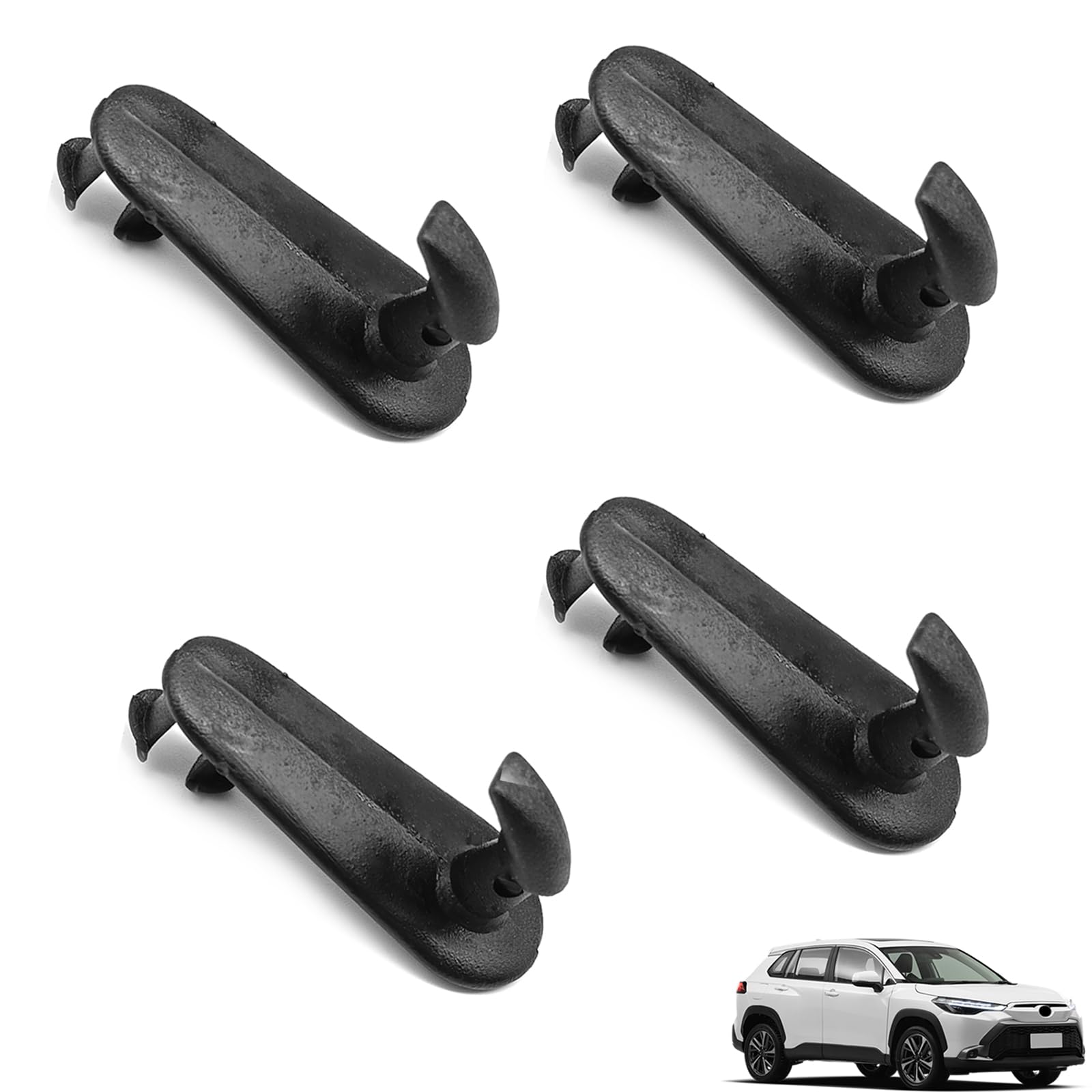 4PCS Car Floor Mat Clips, Multipurpose Car Carpet Mat Fixing Buckles Compatible with T0yota Lexus Carpet Holders Fixing Clamps Retainer Fastener