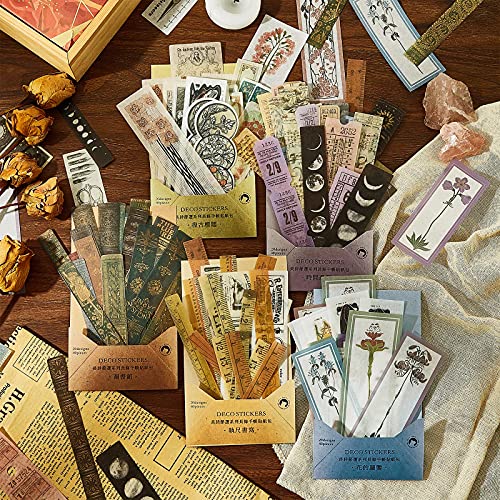 240 Pieces Vintage Astronomy Stickers For Journaling, Celestial Washi Sticker Set Vintage Scrapbooking Stickers Ephemera Planet Space Stickers Galaxy Moon Phase Planner Stickers For Journal Decal Diy #TOP4