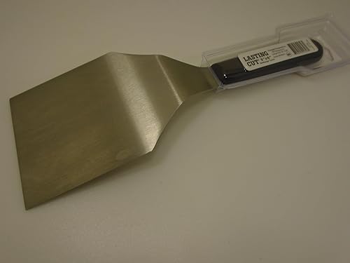 Miniatura 4 de Espátula de acero inoxidable para hamburguesas Turner 5X4 Hoja rígida