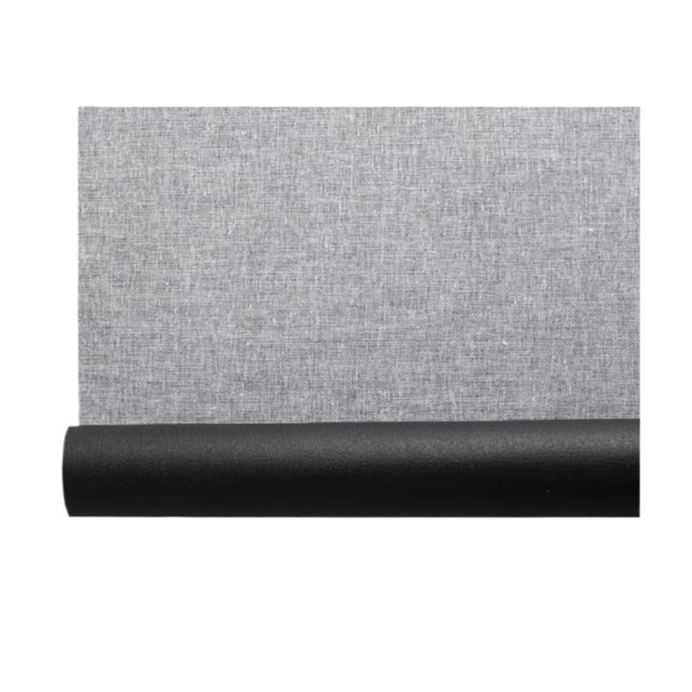 Rotolo di Tela for Pittura a Olio in Misto Cotone e Lino con Fondo Nero, 350 g/m², 500 cm, Larghezza 28-180 cm(88cm)