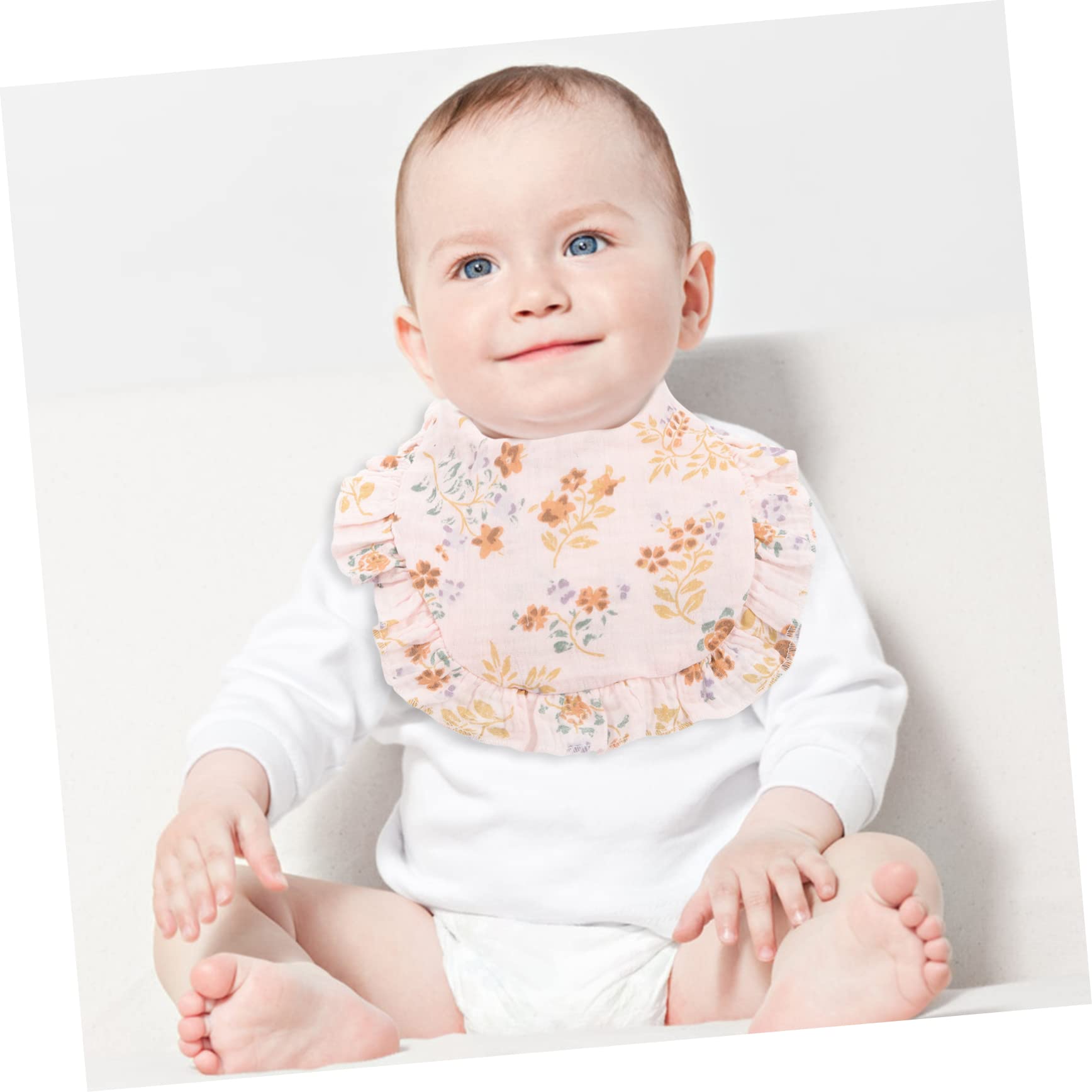 VICASKY 18stücke Teiliges Lätzchen Aus Baumwolle Wiederverwendbare Saugfähige Und Atmungsaktive Bibs Mit Rüschendesign Für Junge Mädchen Beim Und Zahnen Hautfreundlich Und Praktisch