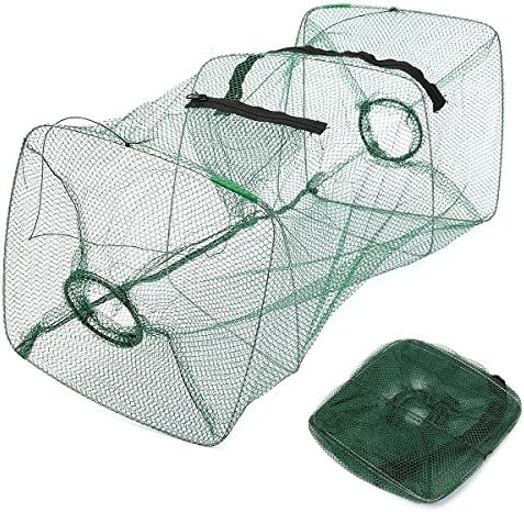 Foldable Fishing Bait Trap Cast Dip Net Cage Crab Fish Minnow Crawdad Shrimp,fishing trap cast net,fishing lure set,fishing tackle by Randall Elliott