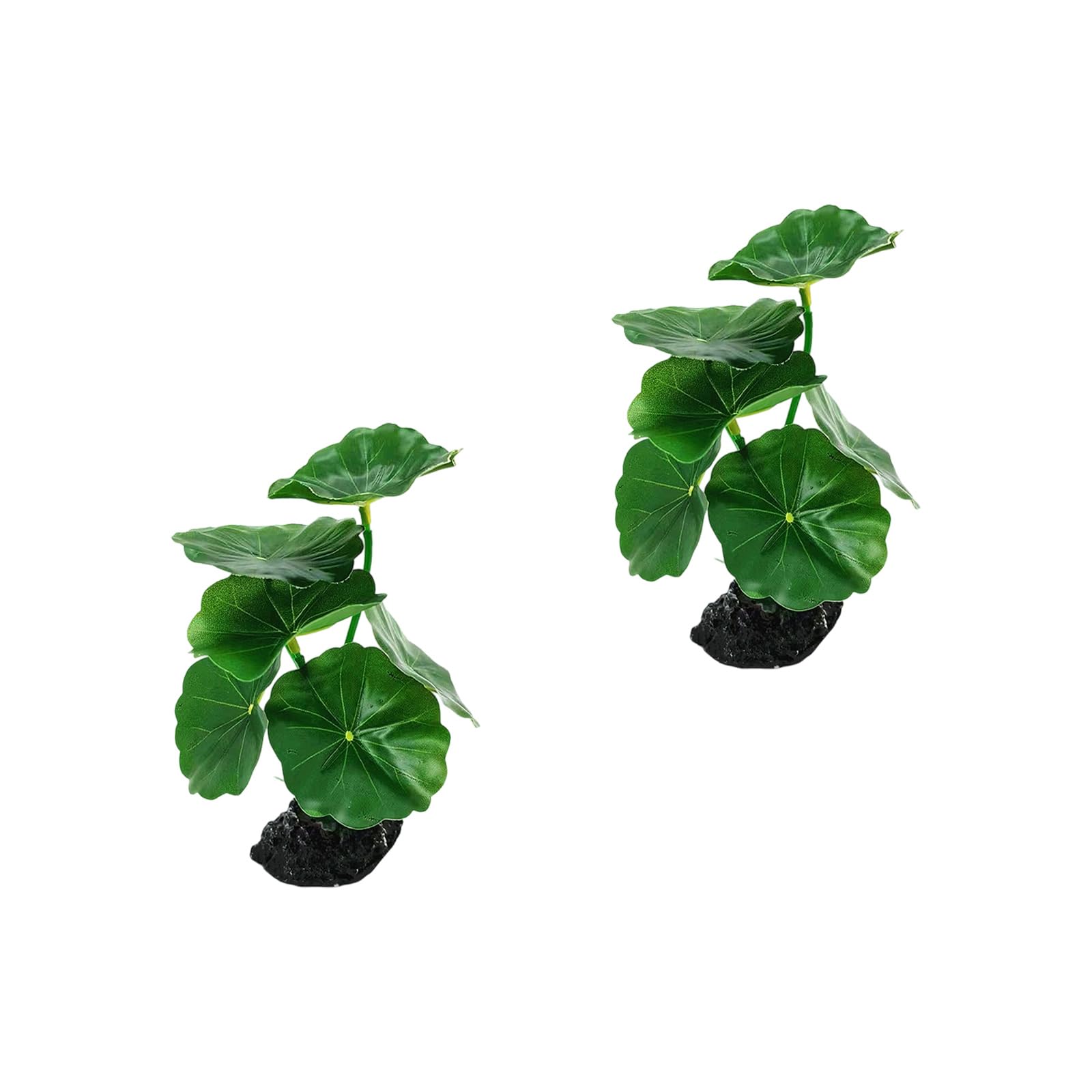 Sisyeuo Artificial Aquarium Decorations for Shrimp Habitat, Terrarium Plant Fish Landscape Ornaments Underwater Scenery Decors