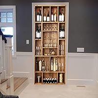 Vista 58 de 3D Pegatina de pared adhesiva para puerta - Poster de película de escaleras antiguas Premium PVC impermeable para pared de dormitorio y sala