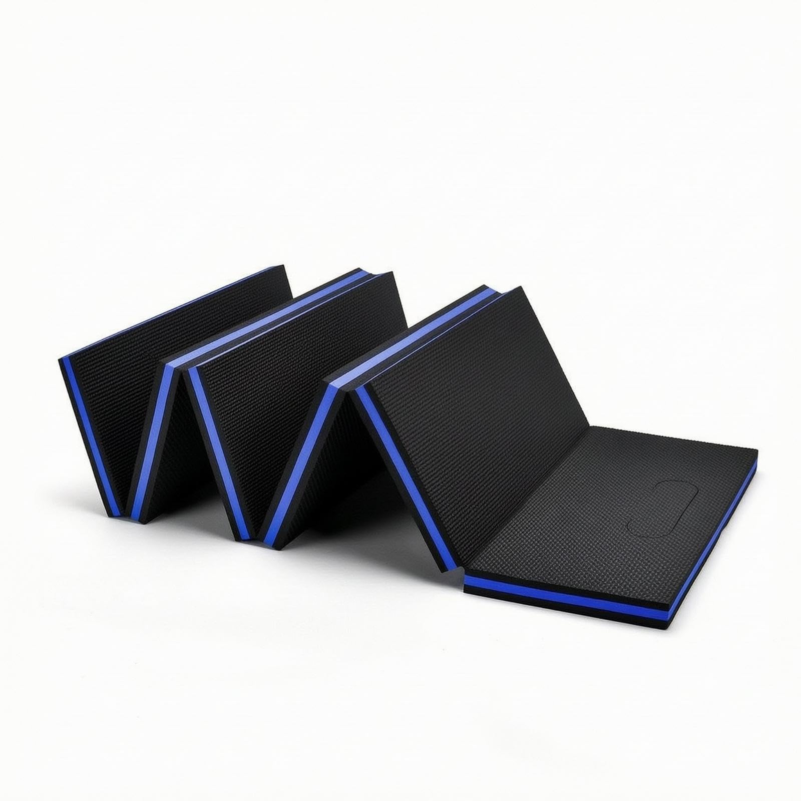 Under Car Repair mat with Handle Portable Foldable Foam Mat Textured Foldable Kneeling Pad for Mechanics, Hobbyists, Garage, Roadside Emergency Blue-image-46