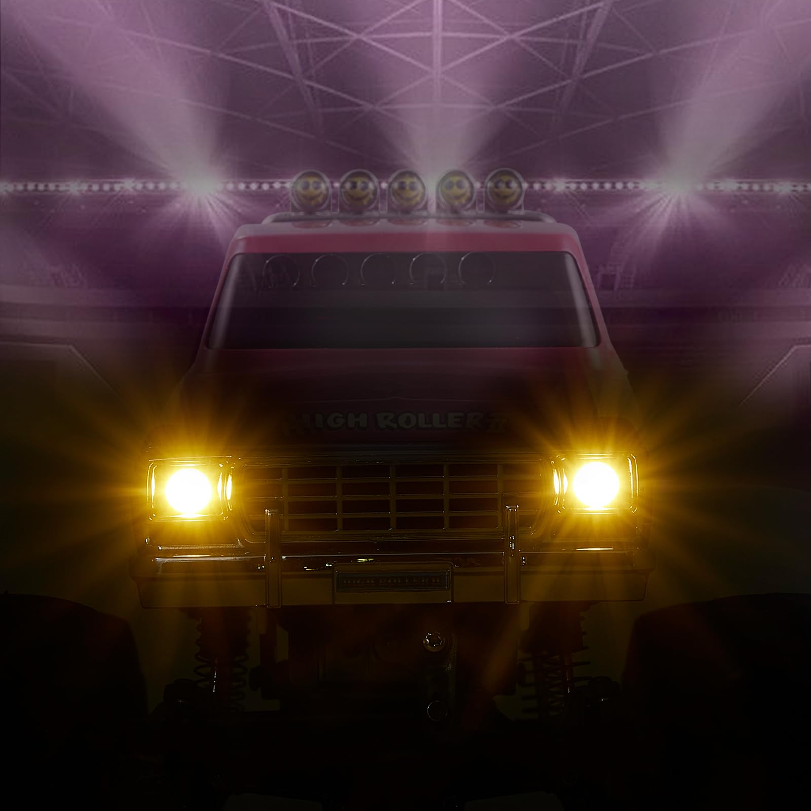 FMS 1/24 RC Crawler Smasher FCX24 Monster Truck V2 RTR 4WD 2.4GHz Brushed 8km/h Mini RC Off-Road Truck with LED Lights