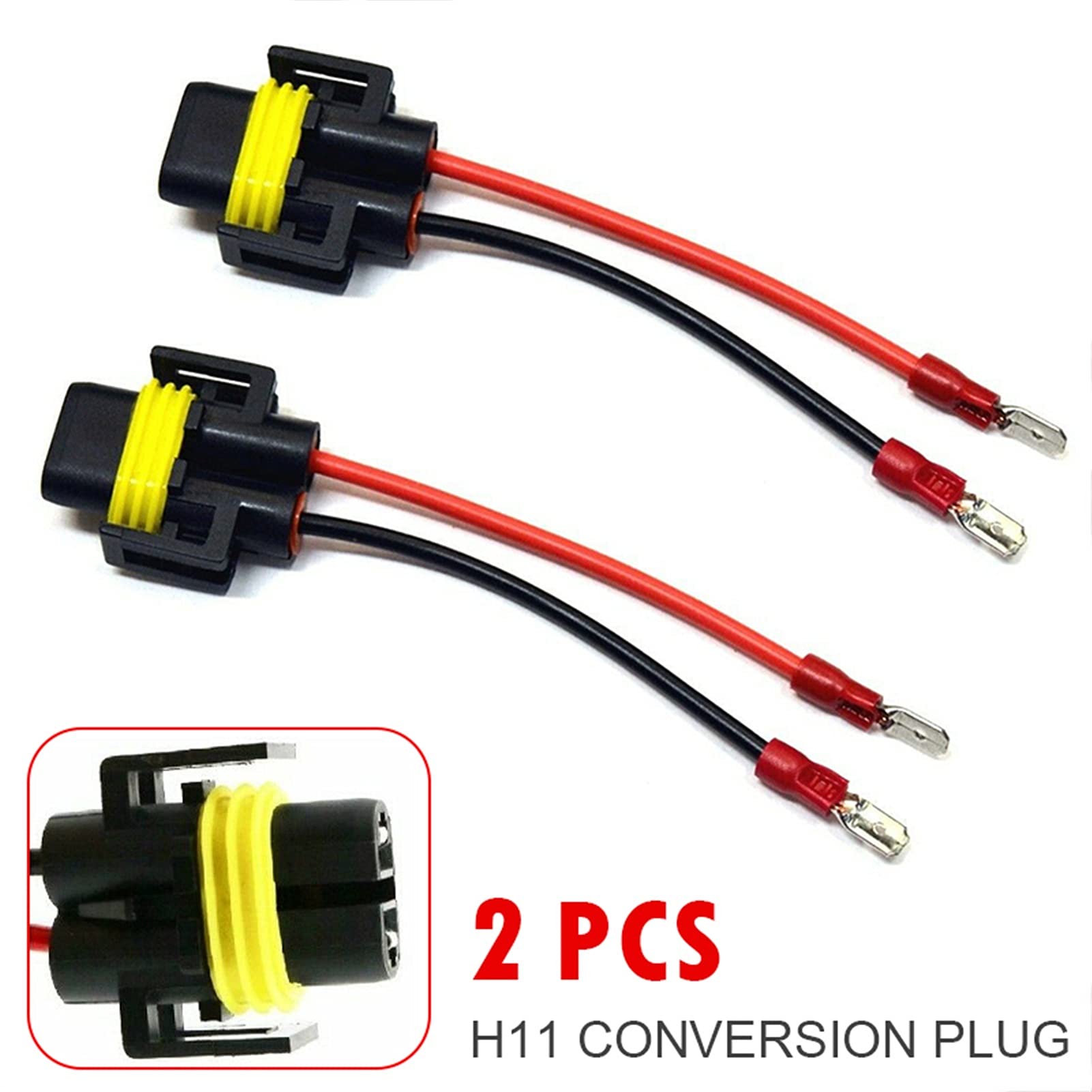 H11 LED 車用 ヘッドライト 電球 キット - Safego 7200ルーメン