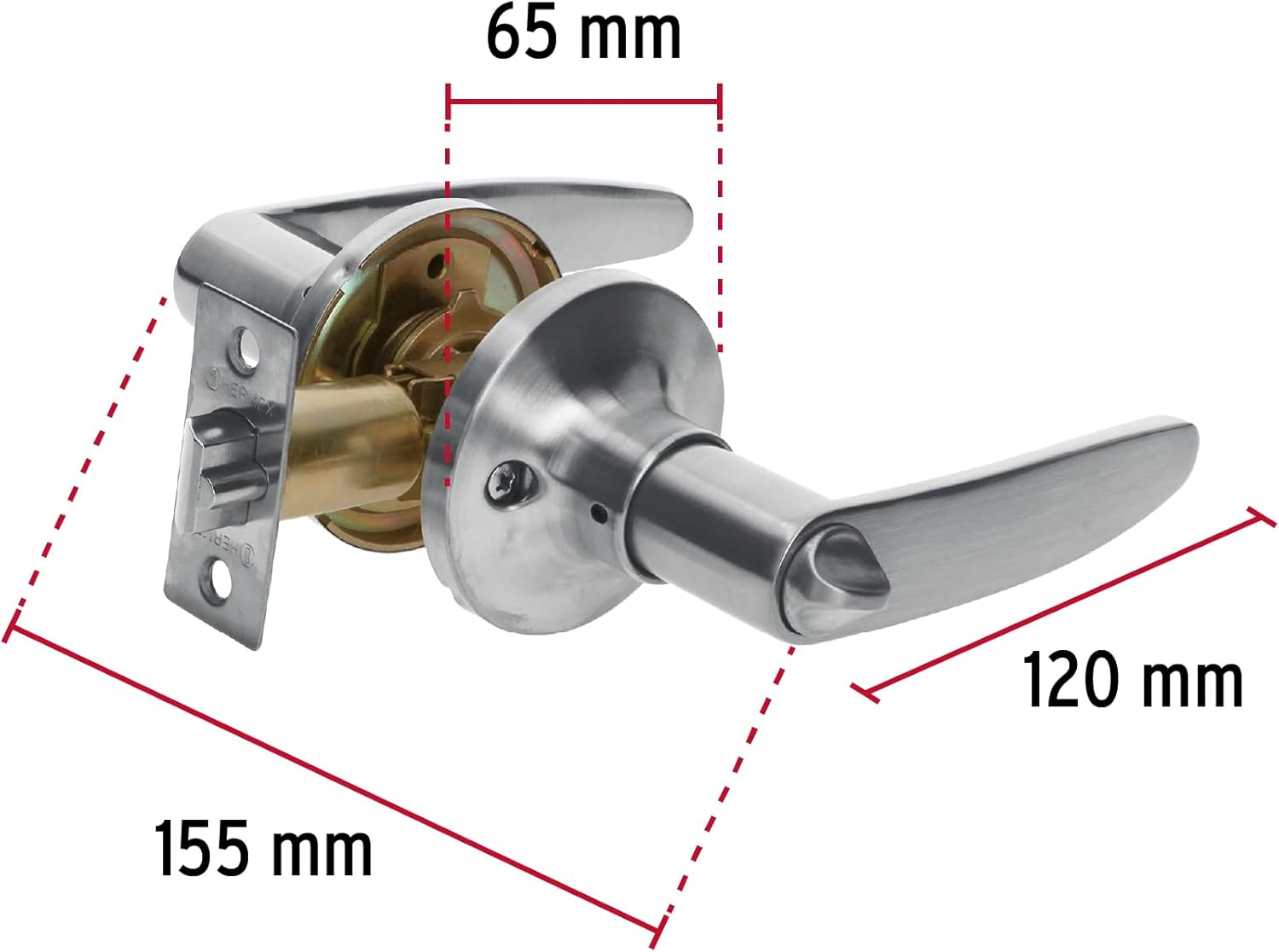 Hermex CEMA-3R Lock Handle Dimensions