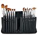 Artist Professional Paint Brush Set With 15 Brushes & Carrying Case - Built-In Brush Stand – Hobby - Acrylic – Face Painting - Oil – Watercolor – Plein Air – Gouache