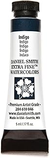 Daniel Smith Extra Fine Watercolor Paint, 5ml Tube, Indigo, 284610046, 0.17 Fl Oz (Pack of 1)