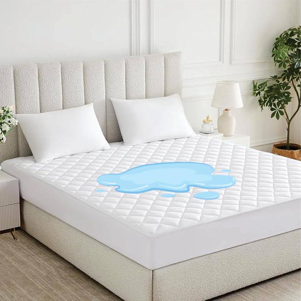 SS ART Super King Size Waterproof Mattress Protector, 40cm Deep, 180 x 200cm