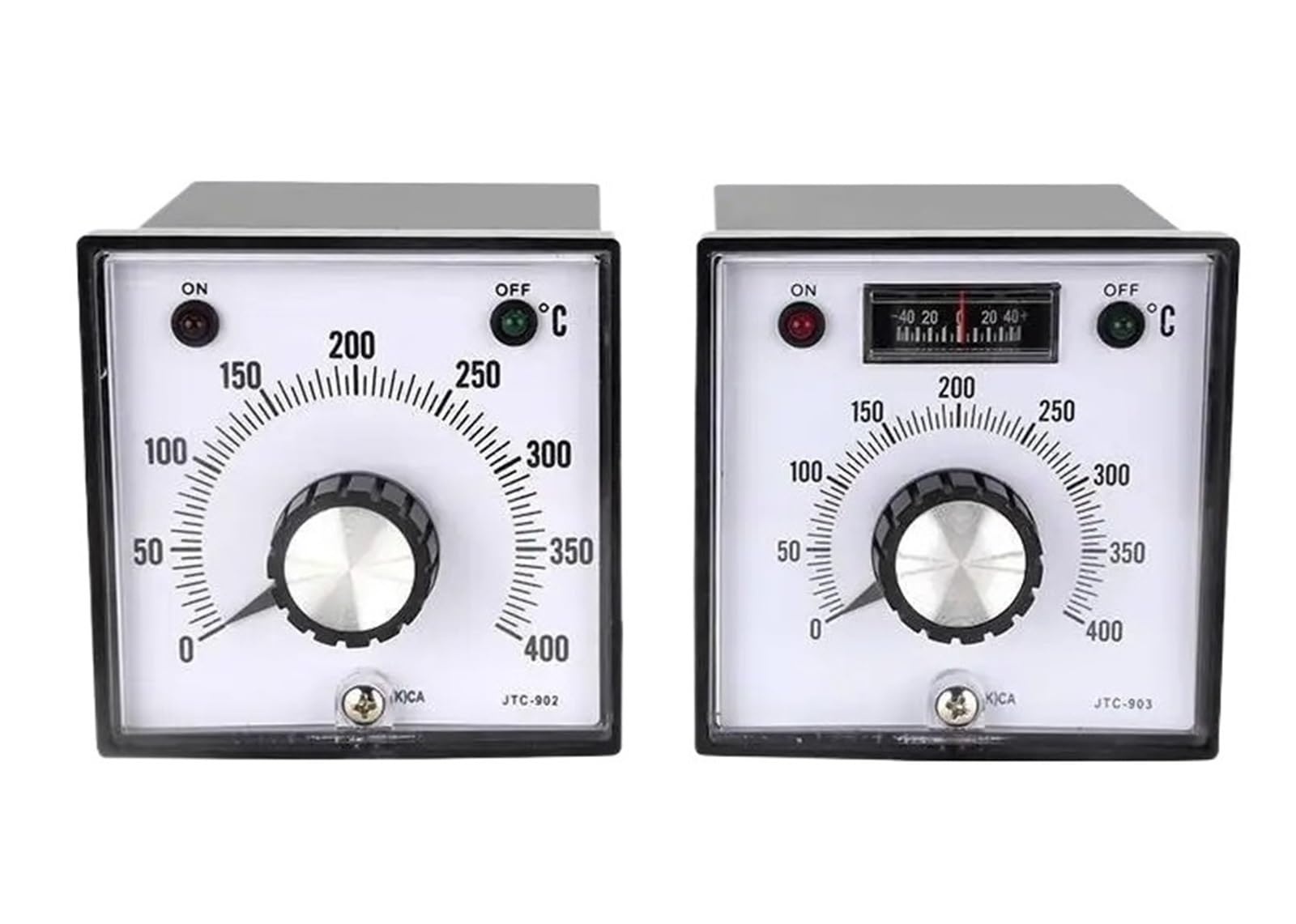 WUPLKCUIJ 1pcs JTC-902 Thermostat Dial Knob Regulator JTC-903 110/220V knob meter pointer temperature controller 110V 220V Power Supply 902 903(JTC-902 0-400)