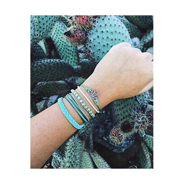 Pura-Vida-Jewelry-Bracelets-100-Waterproof-and-Handmade-wCoated-Charm-Adjustable-Band Pura Vida Coral Reefin' Bracelet- 100% Waterproof Wax Coated Girls' Accessories- Handmade