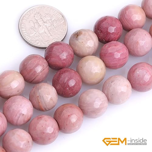 Miniatura 156 de GEM-Inside Red Orange Carnelian Gemstone Loose Beads Natural Energy Power Beads for Jewelry Making Round Faceted 8mm 15
