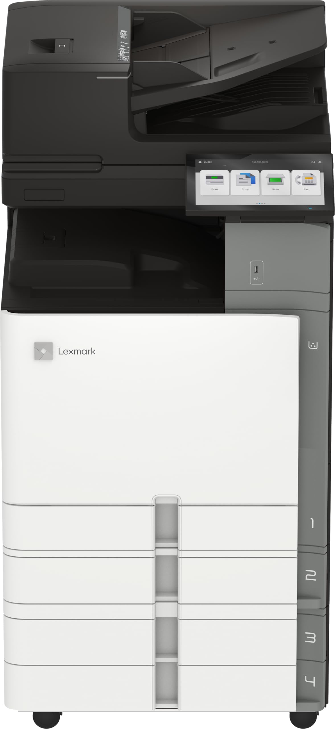 Lexmark CX961tse Color A3 Multifunction Printer, You get reassuring Versatility, Exceptional Sustainability, and Surprising Simplicity from Such Sophisticated Technology