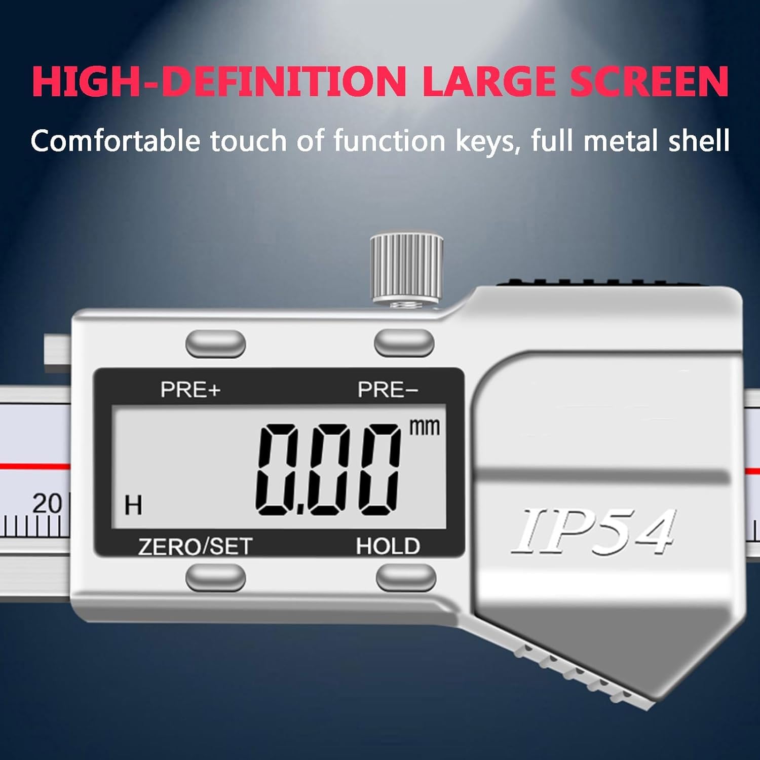 Calibrador cónico Digital, precisión ±0,03 mm, resolución 0,01 mm, Rango de medición 1-50 mm, galga de espesores de cuña de Soldadura, Regla de inspección de Flujo para moldes y co