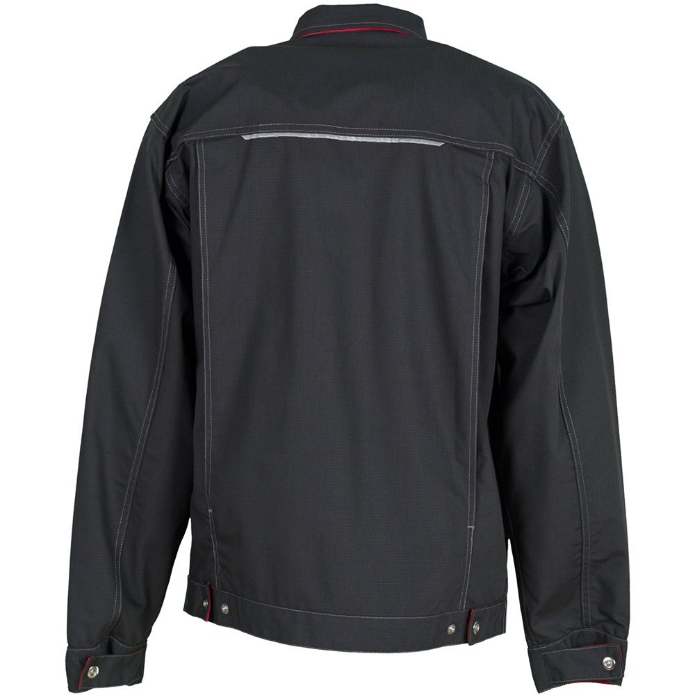 Planam 2810 Basalt taillierte Jacke - Farbe: Anthrazit/Rot - Größe: 56