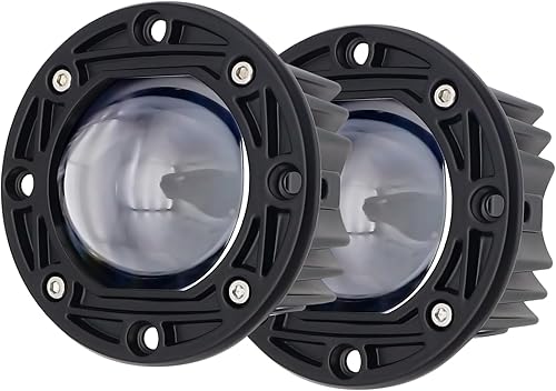 Miniatura 7 de Cápsula LED cuadrada de montaje empotrado amarilloblanco, 2 unidades, 30 W, luces de marcha atrás, luces antiniebla, luces de parachoques delantero,