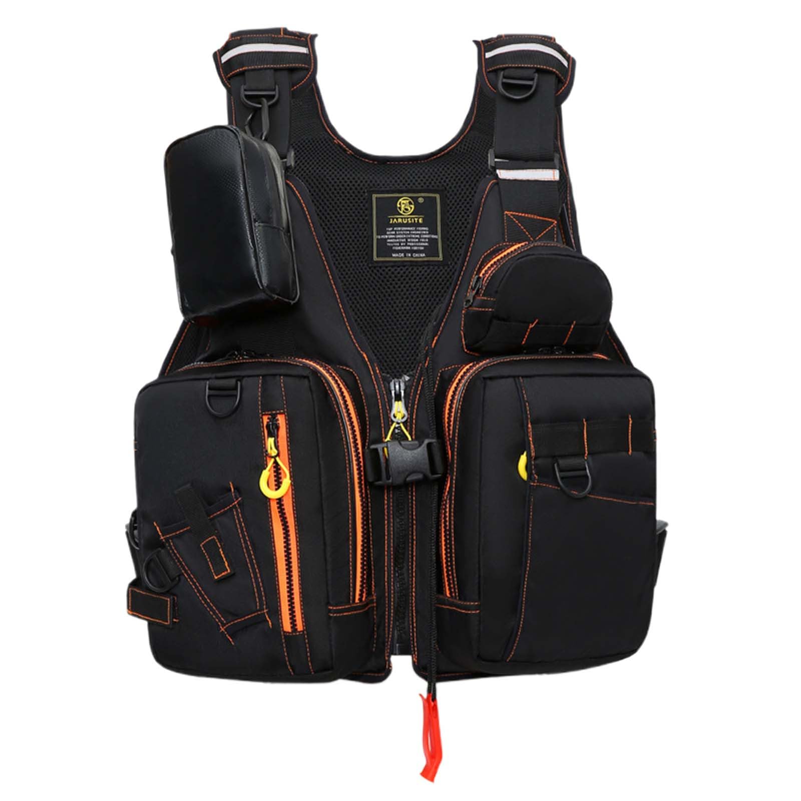 Gilet tattico da uomo per la pesca, accessori per la pesca, attività all'aperto, tempo libero, traspirante, gilet per il tempo libero, con molte tasche, per fattorie, caccia, pesca, sport