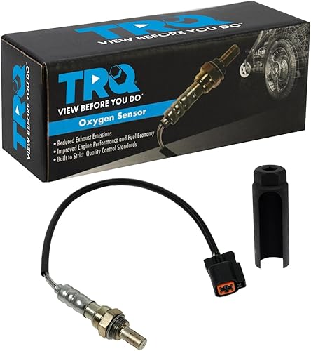 Vista 149 de TRQ Sensor de Oxígeno O2 de 4 Hilos de Banda Estrecha Compatible con VW Atlas 2.0L 2018-21, VW GTI 2.0L 2016-18, Audi A3 Quattro 2.0L 2015-18, VW