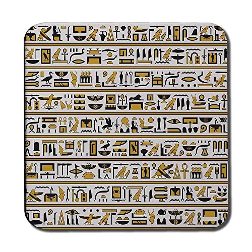 Andrew Lee Hiéroglyphes d'Égypte antique (sous-verre)