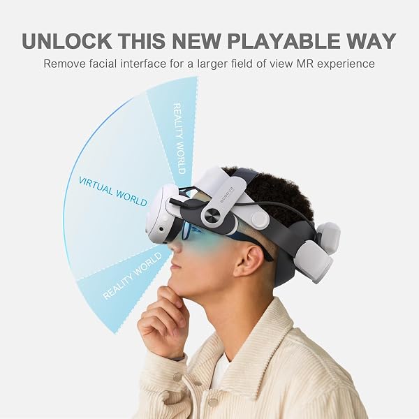BOBOVR M3 Pro Battery Pack Head Strap - Compatible with Meta Quest 3,Reduce Facial Stress,Magnetic Connection Hot-Swappable Battery Accessories - 5