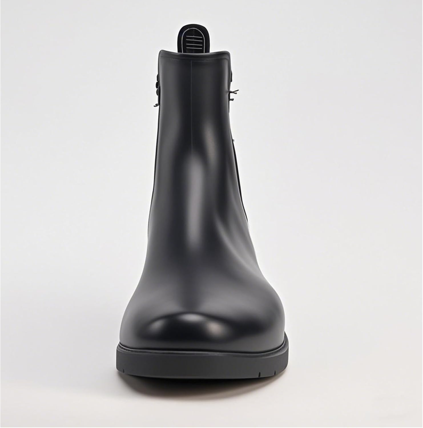 Ankle Rain Boots for Women, Elastic Slip-On Waterproof Chelsea Boots with Anti-Slip Rubber Sole, Lightweight Short Rain Boots