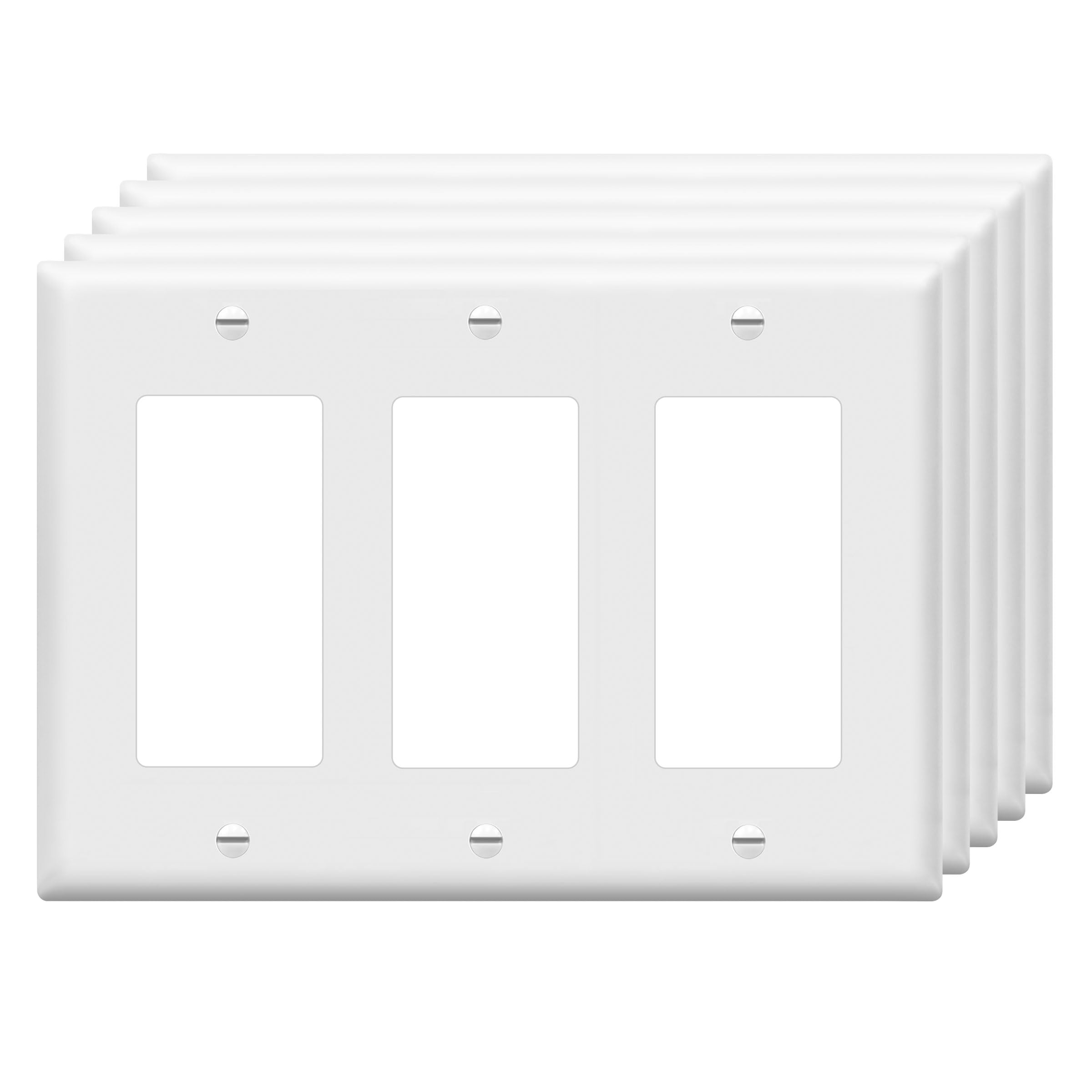 ENERLITES Wall Plates - 5 Pack Decorator Covers -1