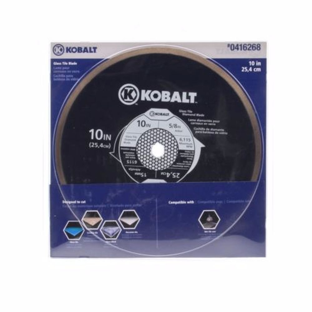 Kobalt 10 Inch Glass Tile Diamond Blade