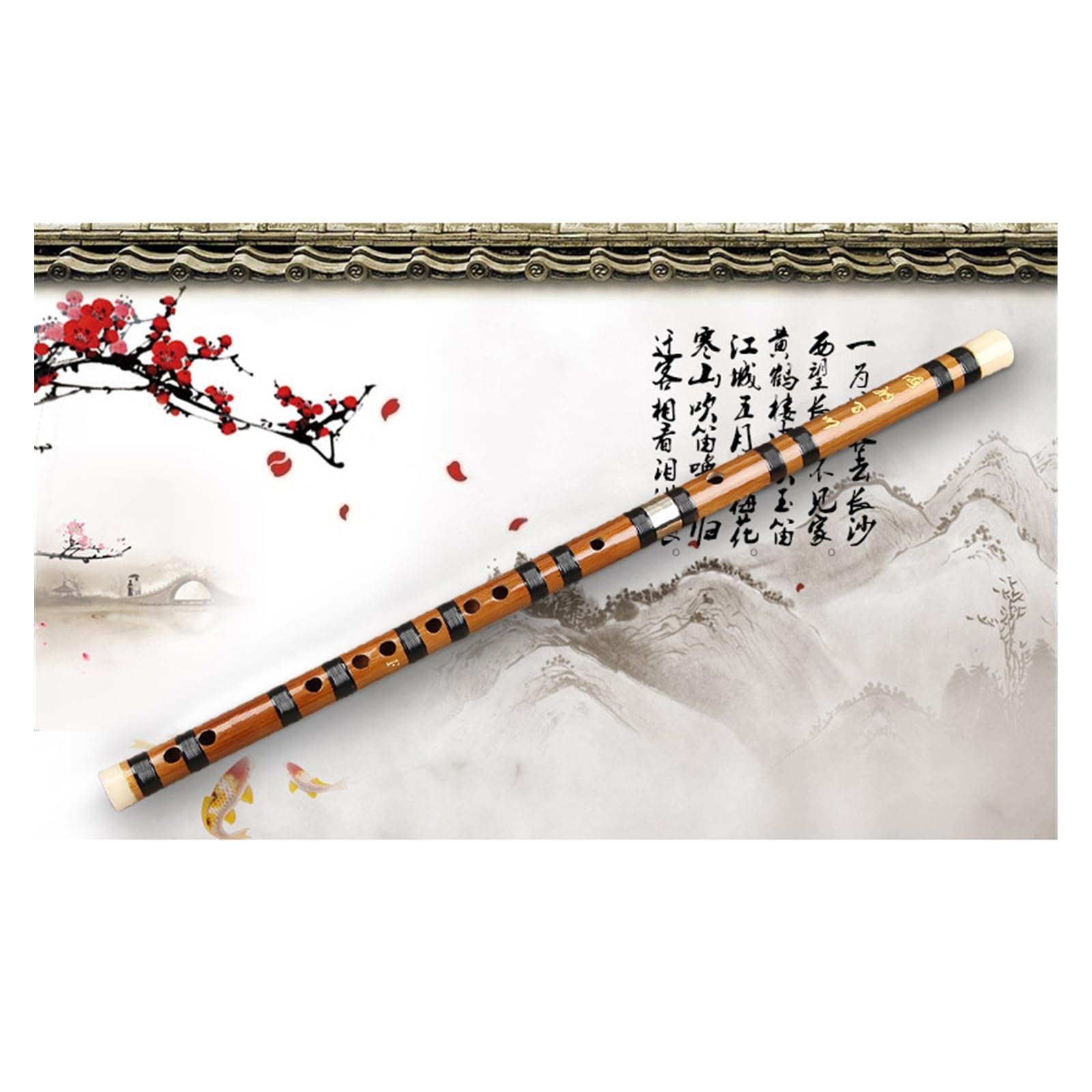 flauto di bambù Strumento musicale professionale flauto traverso flauto di bambù(F key)
