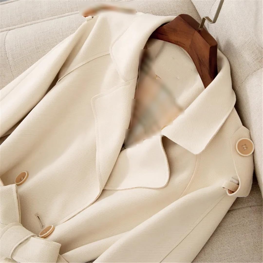 Spring Women's Trench Coat Long Jacket Korean Long-Sleeved Fashion Top