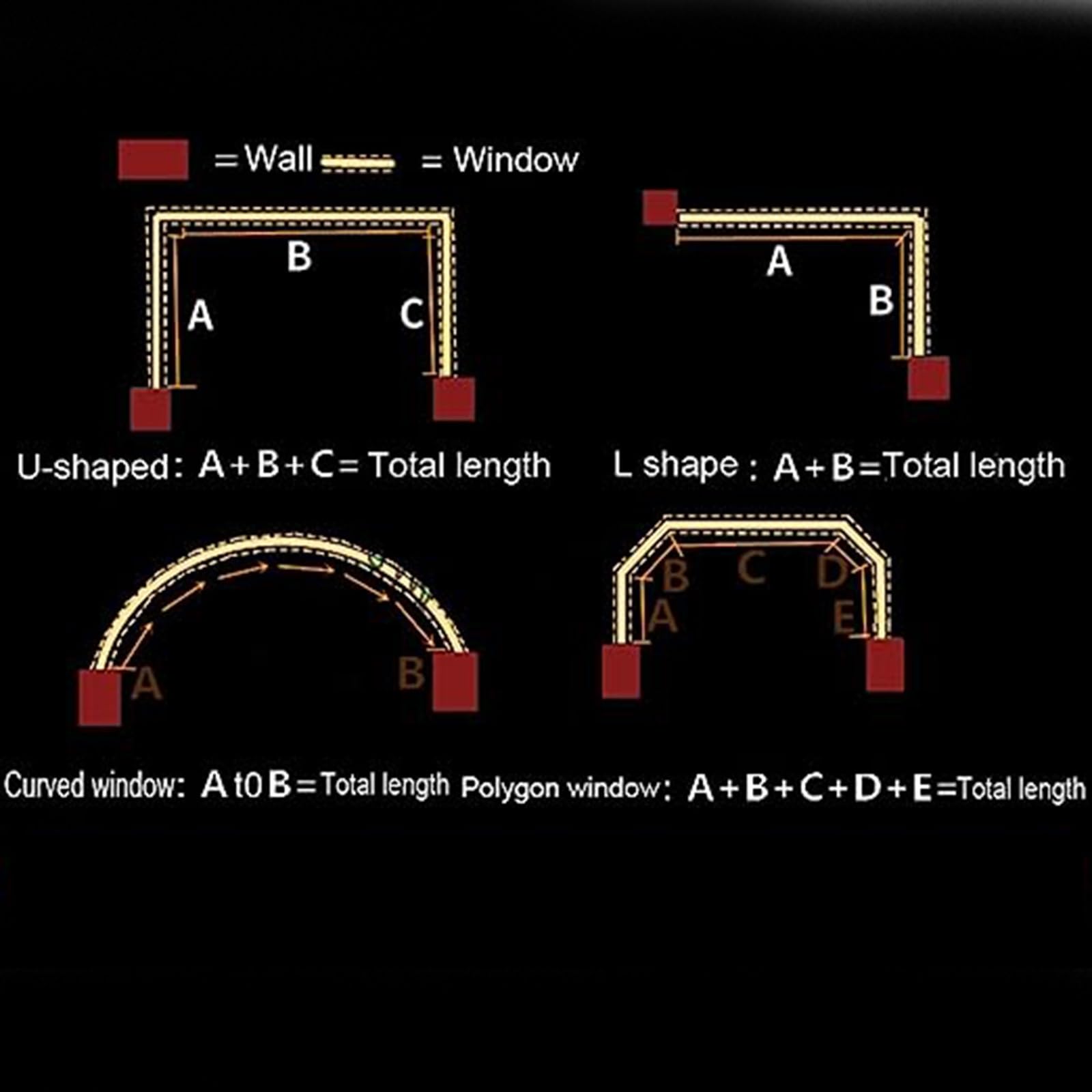 Rail de rideau de plafond flexible en aluminium pour baies vitrées et balcons – Système de rail incurvé pour rideaux de douche et de maison – Installation facile en alliage (couleur : rose)