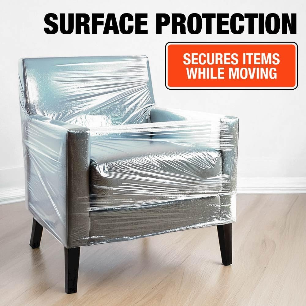 U-Haul Ready-Wrap Easy to Use Pre-Stretched Mover's Wrap - Case of 6