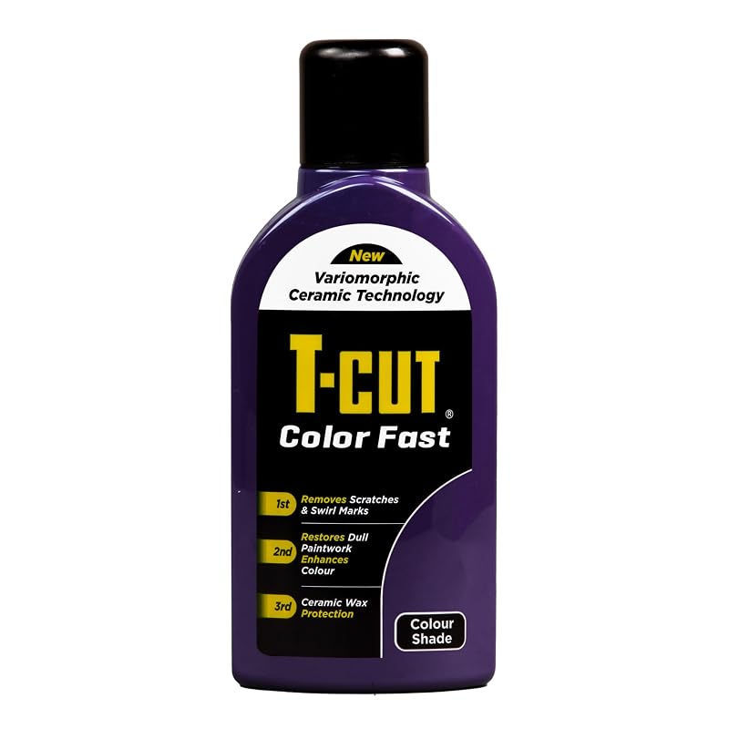 Restaurador de Pintura 3 em 1 T-Cut Color Fast Roxo com Cera Automotiva, 510 mL