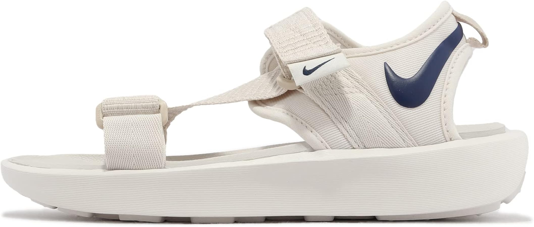 nike sandals clear bottom