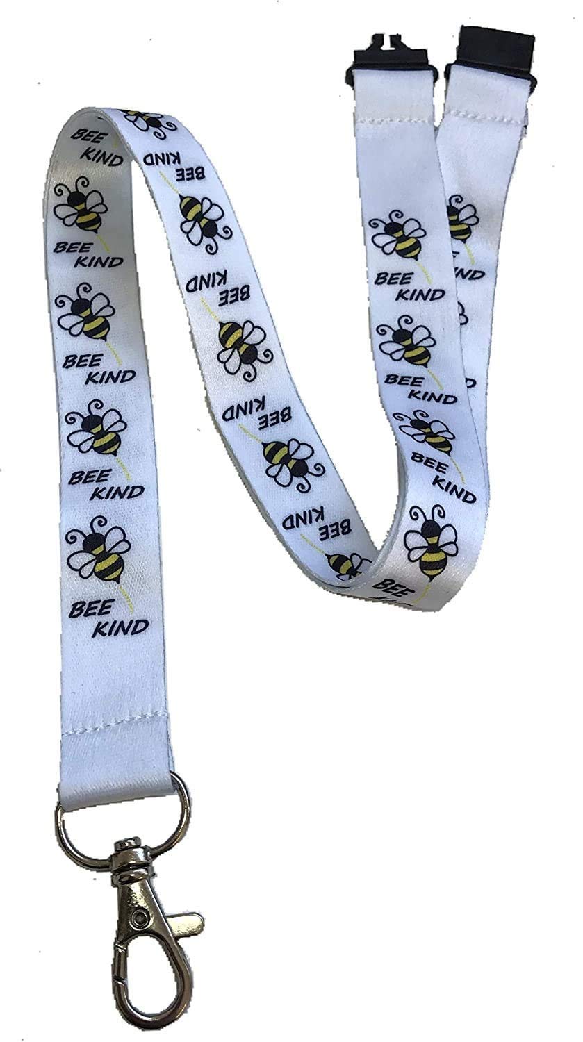 PAC Supplies Global Bee Kind Neck Lanyard & Safety Breakaway