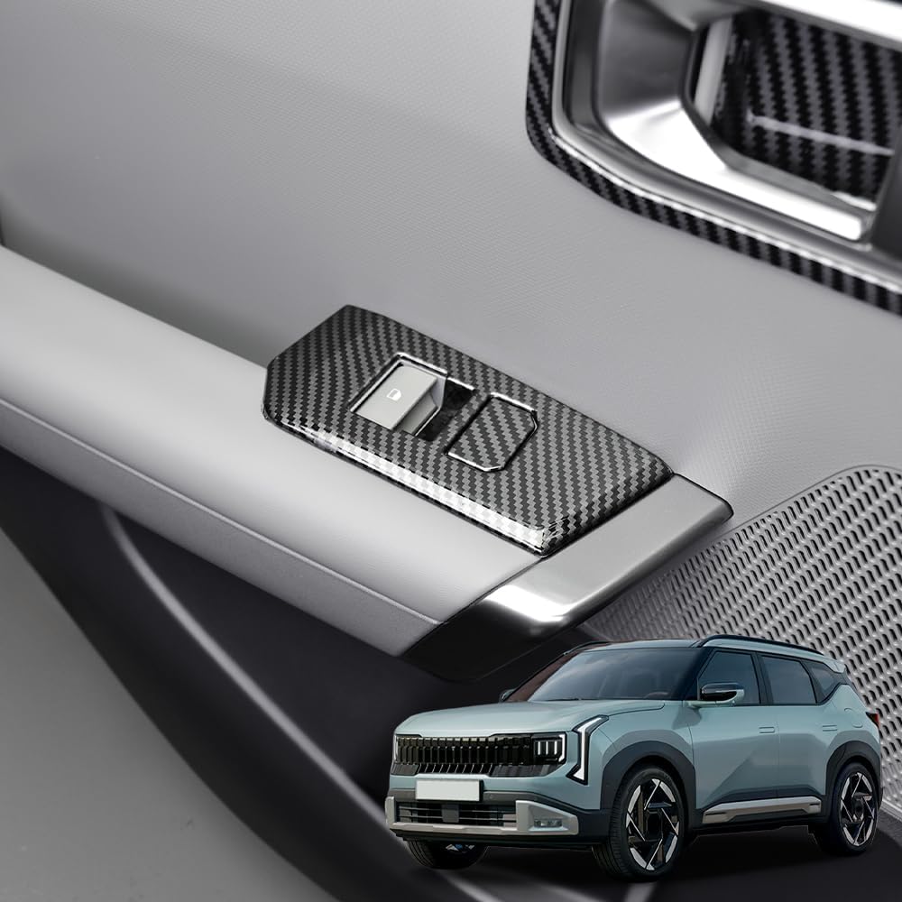 Cnaurda Window Lift Switch Panel Cover Trim Compatible with KIA Seltos 2027