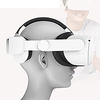 Vista 4 de Adjustable Head Strap Compatible for Meta Quest 3, Lightweight VR Headwear Bracket Holder Elite Strap Replacement for Enhanced Comfort Support and