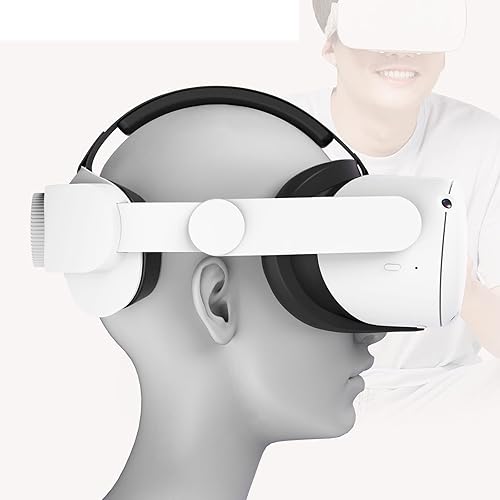 Miniatura 4 de Adjustable Head Strap Compatible for Meta Quest 3, Lightweight VR Headwear Bracket Holder Elite Strap Replacement for Enhanced Comfort Support and