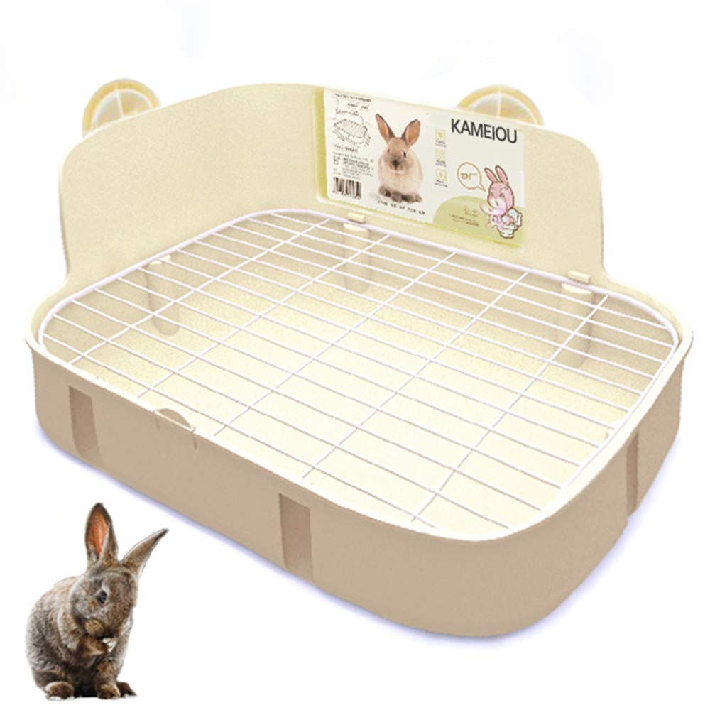 Buy White Rabbit Litter Box Toilet for Ferret Galesaur Guinea Pig Bunny