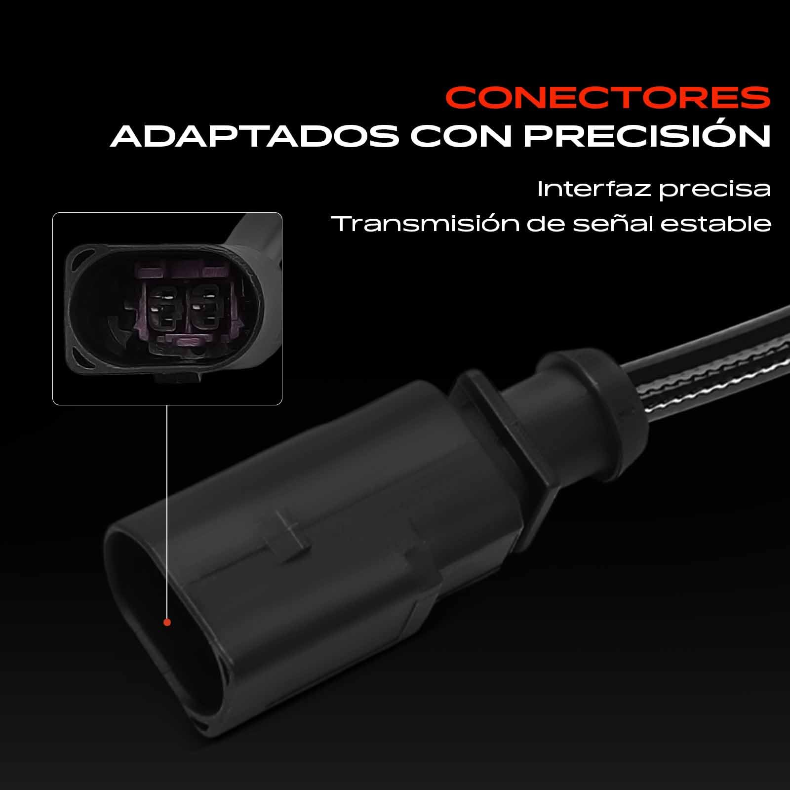 Frankberg Sensor de temperatura de gases de escape Compatible con Polo 6C1 6R1 Ibiza IV 6J5 6P1 Fabia II Combi 545 R.o.o.m.s.t.e.r 5J7 Rapid Spaceback NH1 Replace# 03L906088BK