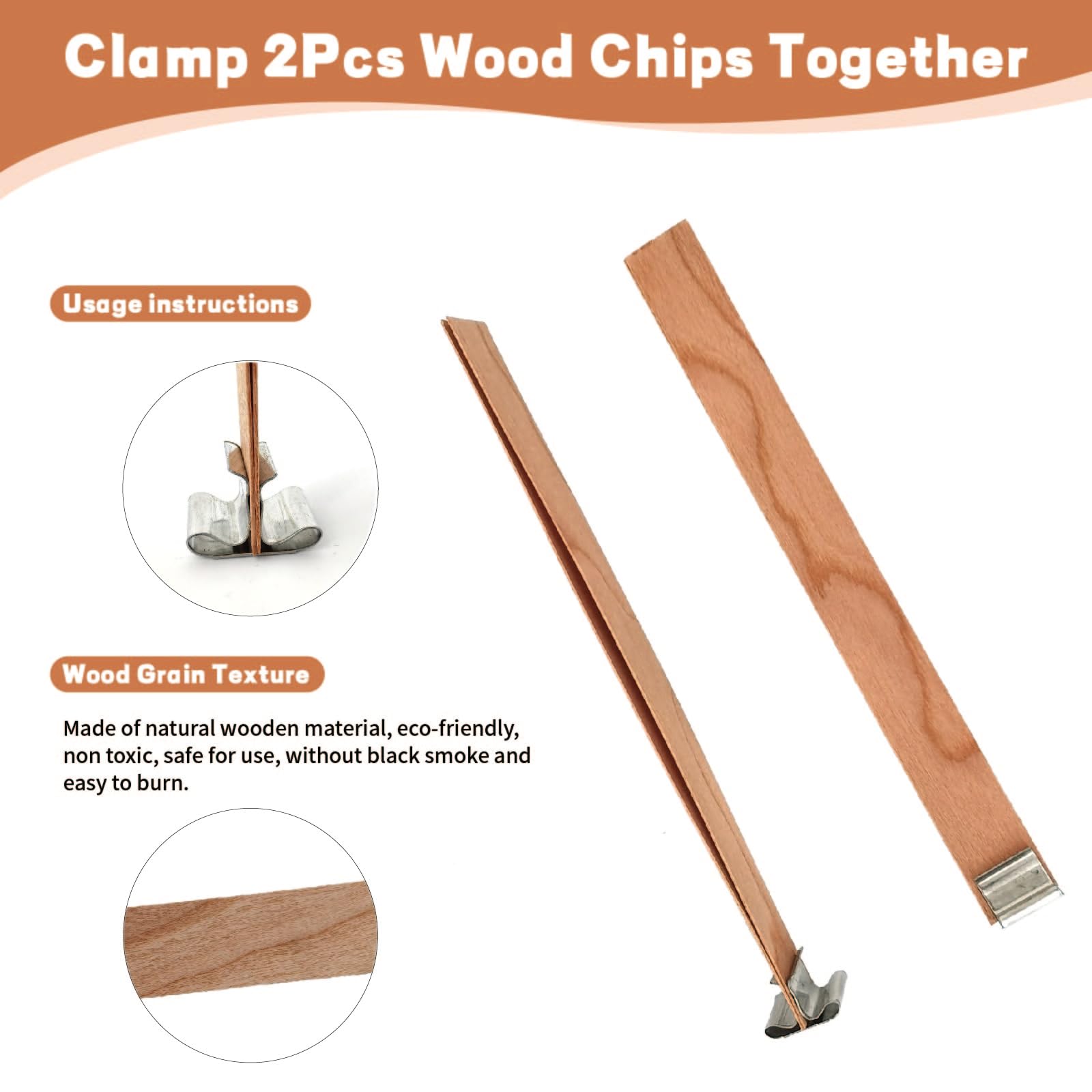 Holzkerzendochte Set, 50 Stück, 3 Größen (13/15/19 Mm), Mit Eisenständer, Für DIY Kerzen
