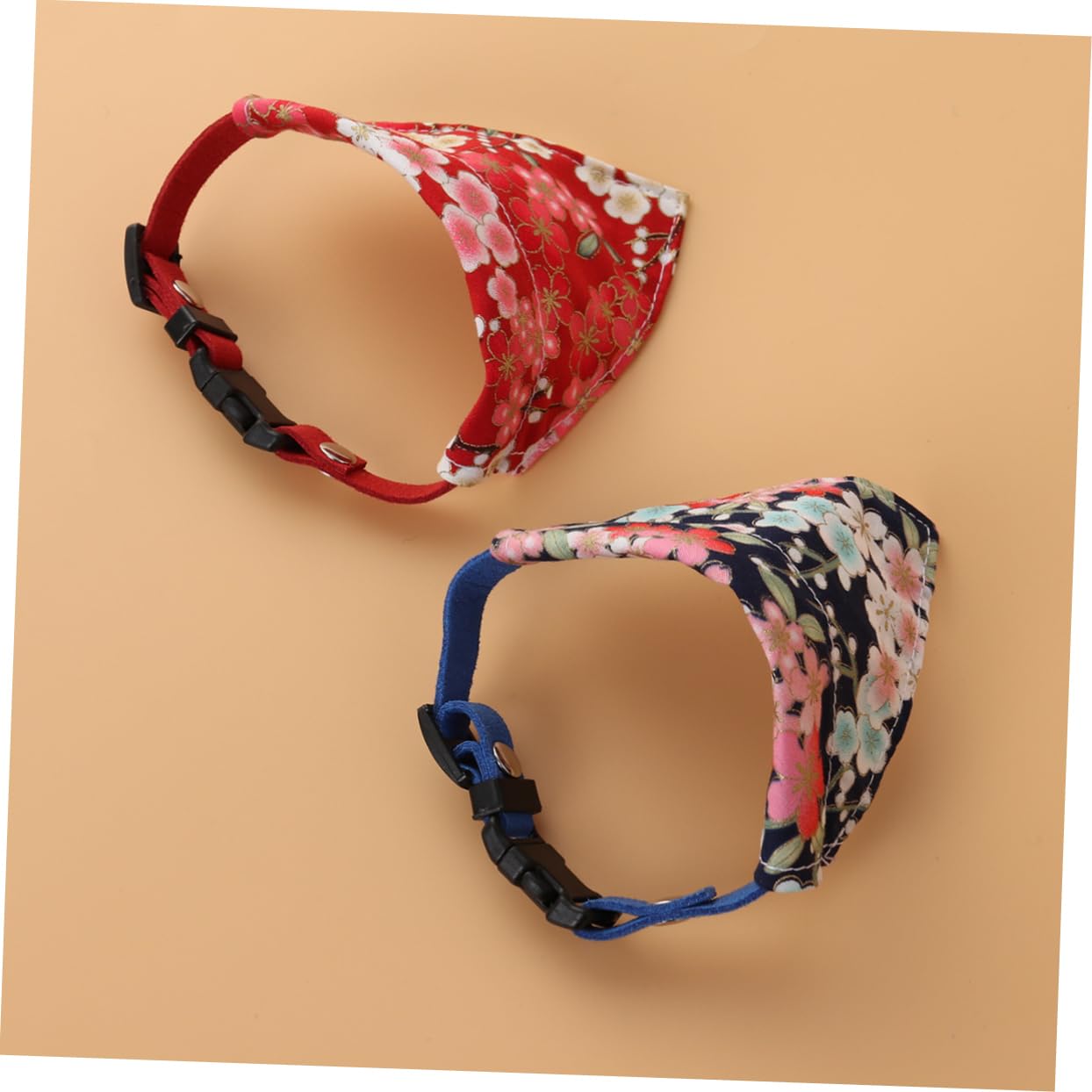 FOMIYES Lot De 3 Foulards Bandanas Réglables pour Chiens Accessoire Élégant pour Animaux De Compagnie 2 Pièces X 3