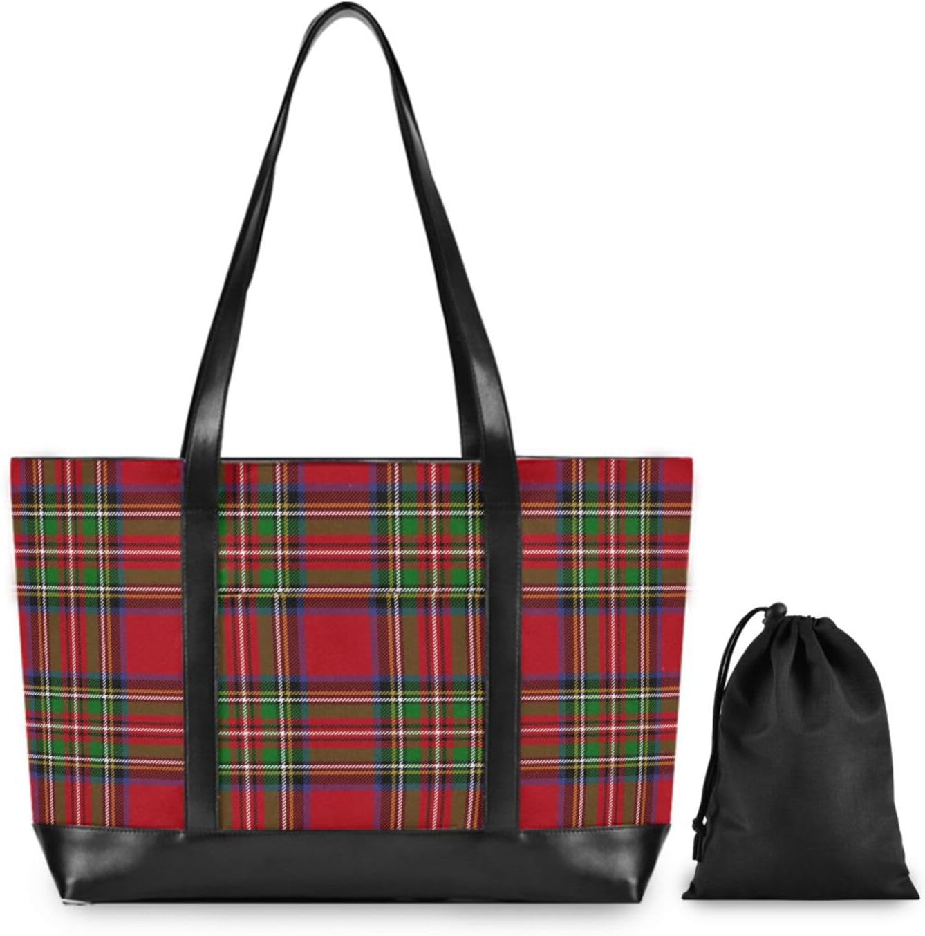 Canvas Laptop Tote Bag for Women - Work & Travel with Zipper