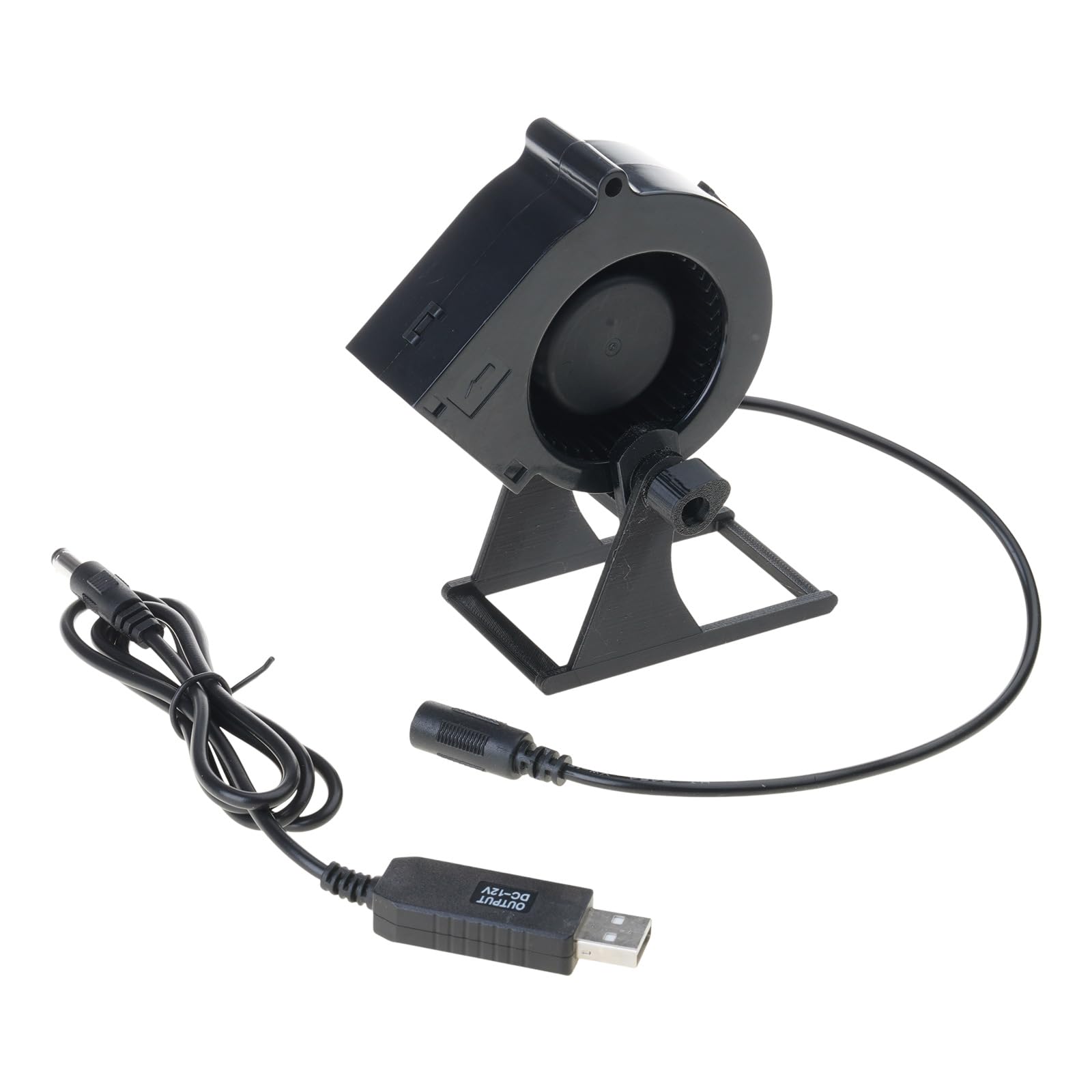 Portable Tabletop Fan USB Supply 12V Boosts Cord Adjustable Direction for Heat Reliefs and BBQ 3800RPM 4.5W 20CFM Desktop Blower Fan