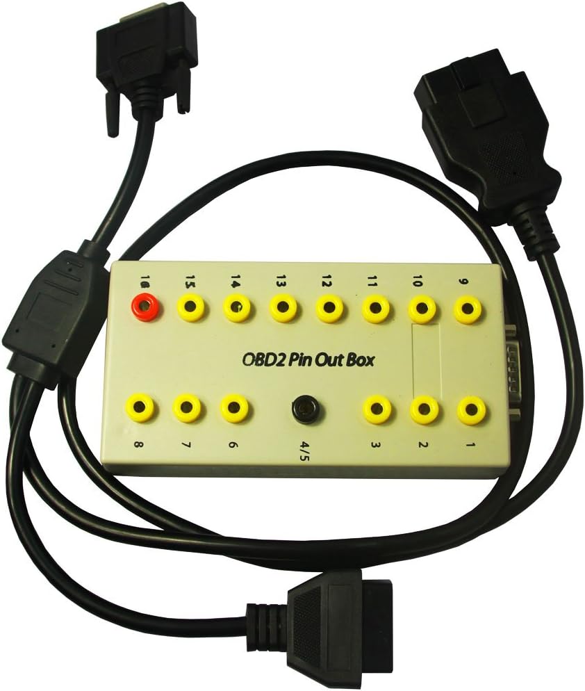 Car Diagnostic Cable Obd2 Pin Out Box Breakout Tester Auto Connector